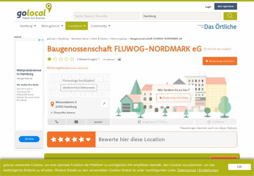 
                            3. Baugenossenschaft FLUWOG-NORDMARK eG - 3 Bewertungen ...