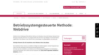 
                            7. Bauhaus-Universität Weimar: Betriebssystemgesteuerte Methode ...