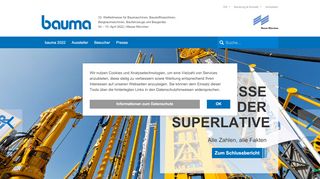 
                            13. bauma 2019 | Bergbau- & Baumaschinenmesse der Superlative