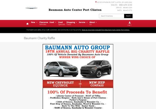 
                            8. Baumann Charity Raffle | Baumann Auto Center Chrysler Jeep Dodge ...