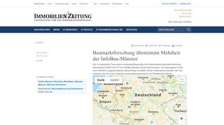 
                            7. Baumarktforschung übernimmt Mehrheit der InfoBau-Münster