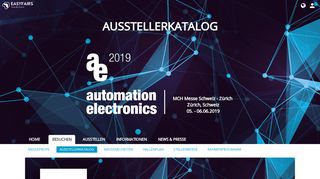 
                            8. Baumer Electric AG - Ausstellerkatalog / automation & electronics ...