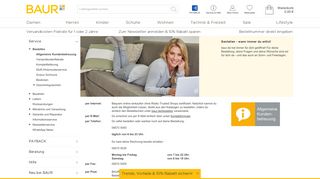 
                            5. BAUR Kundenservice » Servicetelefon & Kontakt | BAUR.de