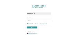 
                            6. BAUSCH + LOMB | Sign In