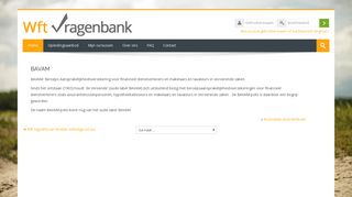 
                            10. BAVAM - Wft Vragenbank