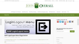 
                            1. BAW Login/Logout Menu Plugin Review - JohnOverall.com