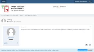 
                            8. Bawag - Handy-Signatur und Bürgerkarte - Forum zu Handy-Signatur ...