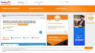 
                            13. BAWAG PSK Bank für Arbeit und Wirtschaft und ... - FirmenABC