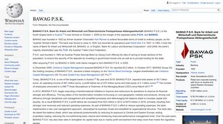 
                            12. BAWAG P.S.K. - Wikipedia