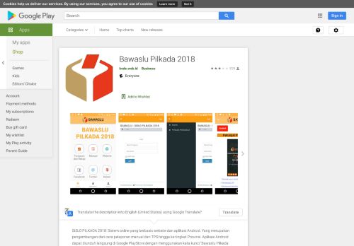 
                            4. Bawaslu Pilkada 2018 - Aplikasi di Google Play