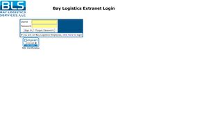 
                            12. Bay Logistics Services, LLC - Bay Logistics Extranet Login