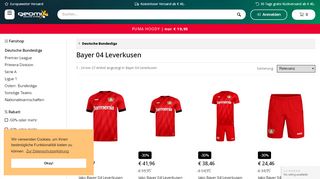 
                            13. Bayer 04 Leverkusen - Fussball Shop - Geomix