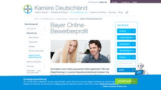 
                            3. Bayer Online-Bewerberprofil - Bayer Karriere