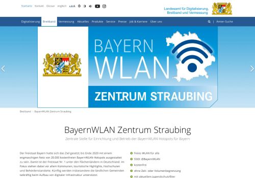 
                            4. Bayerische Vermessungsverwaltung - Breitband - BayernWLAN ...