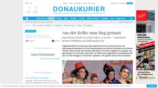 
                            11. Bayerisches Finale des DAK-Dance-Contests ... - Donaukurier