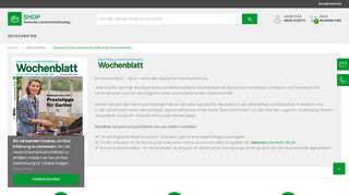 
                            12. Bayerisches Landwirtschaftliches Wochenblatt - dlv Abo-Service