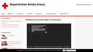 
                            8. Bayerisches Rotes Kreuz – Bereitschaft Rohrdorf
