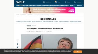 
                            10. Bayern: Justizopfer Gustl Mollath will auswandern - WELT