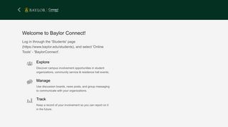 
                            11. Baylor University | Baylor Connect - OrgSync