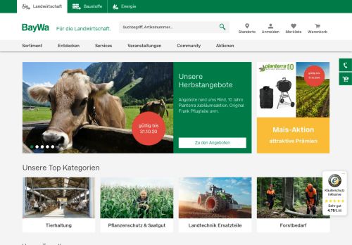 
                            1. BayWa - Für die Landwirtschaft | Online Shop & Services