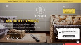 
                            11. B&B Hotel Hamburg | SUPERBUDE | Bed & Breakfast
