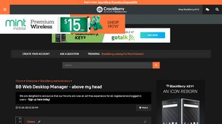 
                            9. BB Web Desktop Manager - above my head - BlackBerry ...