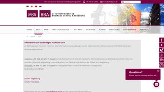 
                            1. BBA - Otto-von-Guericke Business School Magdeburg GmbH