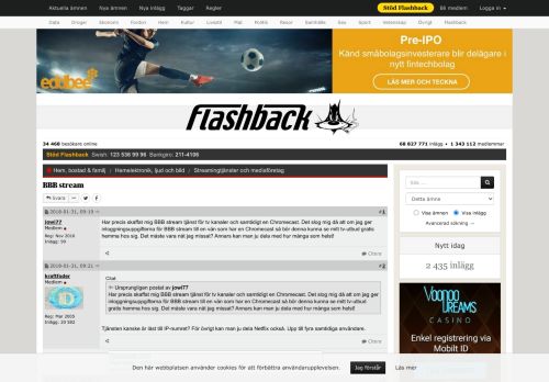 
                            7. BBB stream - Flashback Forum