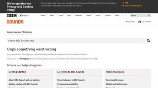 
                            9. BBC Sounds Help - Why must I sign in to a BBC account to listen online?