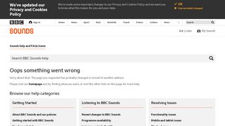 
                            8. BBC Sounds Help - Why must I sign in to a BBC account to listen ...