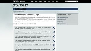 
                            1. BBC - Use of the BBC Brand or Logo - Branding