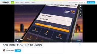 
                            9. BBK MOBILE ONLINE BANKING on Vimeo