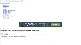 
                            12. BBM Desktop is now a thing for Android BBM beta users! | ...