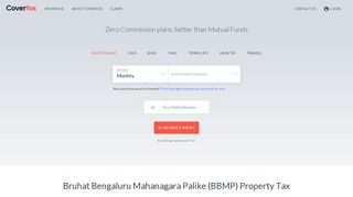 
                            12. BBMP Property Tax: Bruhat Bengaluru Mahanagara Palike (BBMP ...