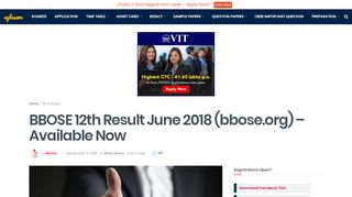 
                            10. BBOSE 12th Result June 2018 (bbose.org) – Available Now | Board ...