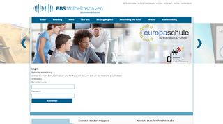 
                            13. BBS - Wilhelmshaven: Intern Login