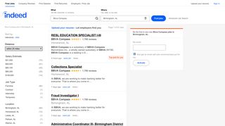 
                            12. Bbva Compass Jobs, Employment in Birmingham, AL | Indeed.com