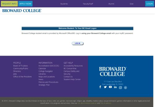 
                            5. BC - Student Email - Broward College