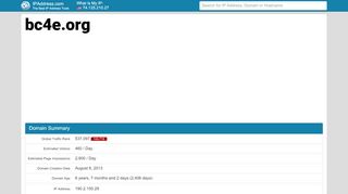 
                            1. Bc4E Website - Login - bc4e.org | IPAddress.com