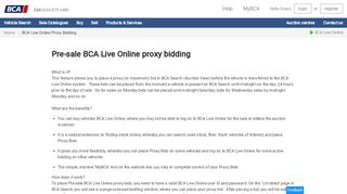 
                            5. BCA Live Online Proxy Bidding - British Car Auctions