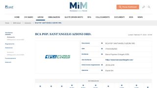 
                            6. BCA POP. SANT'ANGELO AZIONI ORD. | Hi-MTF