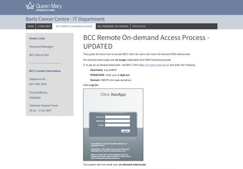 
                            10. BCC Remote On-demand Access - www.bcc-chs.org