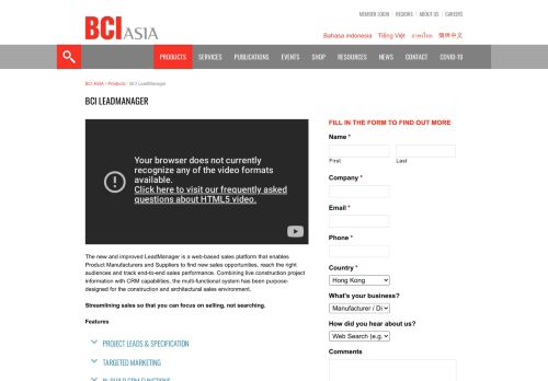 
                            10. BCI LeadManager - BCI ASIA