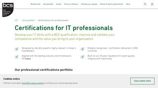 
                            5. BCS Professional Certification Exams - Online Enrolment ...