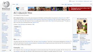 
                            10. B.C.'s Quest for Tires - Wikipedia