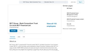 
                            10. BCT Group - Bank Consortium Trust Co Ltd & BCT Financial Ltd ...