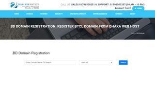 
                            12. BD Domain Registration: Register BTCL domain from Dhaka Web ...