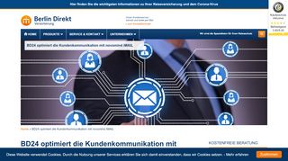 
                            12. BD24 optimiert die Kundenkommunikation mit novomind iMAIL - Berlin ...