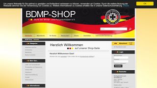 
                            7. BDMP - Shop: Startseite