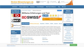 
                            5. BDSwiss Erfahrungen von - Broker-Bewertungen.de